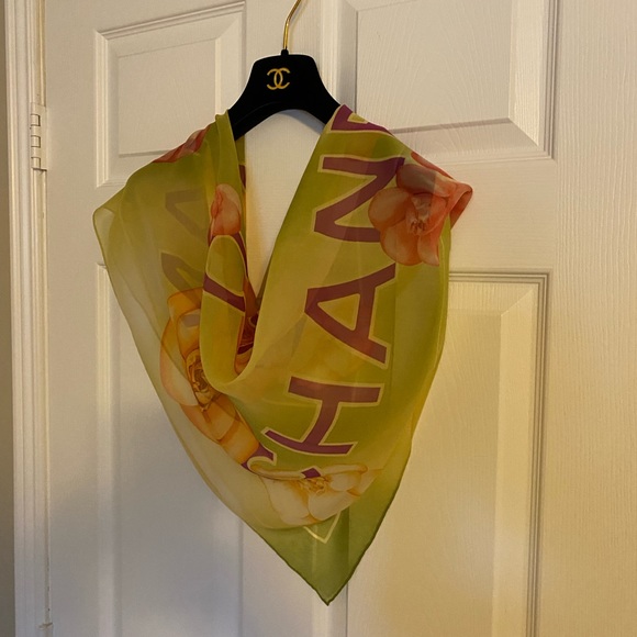 EUC CHANEL Silk Scarf - Picture 9 of 15